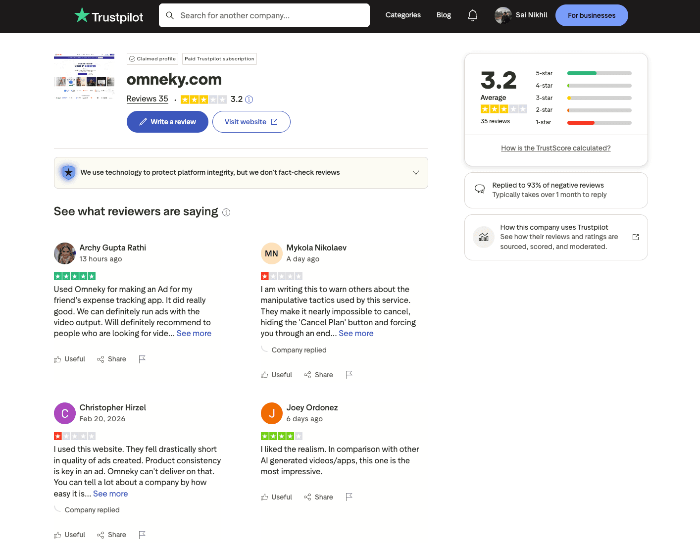 Omneky reviews placeholder